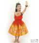 Hula Keiki Set-Up with Plumeria & Monstera Print / Luxury Collection / Red / Jp217rd