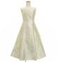 Hula Kids One Shoulder Dress with Hawaiian Leaf / Luxury Collection / Beige / Jp221be