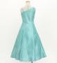 Hula Kids One Shoulder Dress with Hawaiian Leaf / Luxury Collection / Light Blue / Jp221lbl