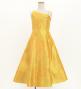 Hula Kids One Shoulder Dress with Hawaiian Leaf / Luxury Collection / Yellow / Jp221ye