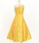 Hula Kids One Shoulder Dress with Hawaiian Leaf / Luxury Collection / Yellow / Jp221ye