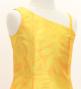 Hula Kids One Shoulder Dress with Hawaiian Leaf / Luxury Collection / Yellow / Jp221ye