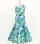 Hula Kids One Shoulder Dress with Leaf / Luxury Collection / Light Blue / Jp222lbl