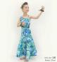 Hula Kids One Shoulder Dress with Leaf / Luxury Collection / Light Blue / Jp222lbl
