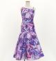 Hula Kids One Shoulder Dress with Leaf / Luxury Collection / Purple / Jp222pu
