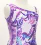 Hula Kids One Shoulder Dress with Leaf / Luxury Collection / Purple / Jp222pu