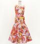 Hula Kids One Shoulder Dress with Leaf / Luxury Collection / Red / Jp222rd
