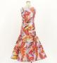 Hula Kids One Shoulder Dress with Leaf / Luxury Collection / Red / Jp222rd