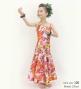 Hula Kids One Shoulder Dress with Leaf / Luxury Collection / Red / Jp222rd