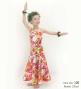 Hula Kids One Shoulder Dress with Leaf / Luxury Collection / Red / Jp222rd