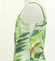 Hula Kids One Shoulder Dress with Leaf / Luxury Collection / Yellow Green / Jp222yegr