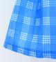 Hula Kids Shantung Pa'u Skirt with Palaka Check Print / Luxury Collection /Blue / Jp223bl