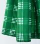 Hula Kids Shantung Pa'u Skirt with Palaka Check Print / Luxury Collection /Green / Jp223gr