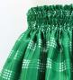 Hula Kids Shantung Pa'u Skirt with Palaka Check Print / Luxury Collection /Green / Jp223gr