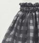 Hula Kids Shantung Pa'u Skirt with Palaka Check Print / Luxury Collection /Gray / Jp223gy