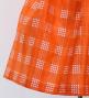 Hula Kids Shantung Pa'u Skirt with Palaka Check Print / Luxury Collection /Orange / Jp223or