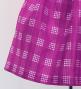 Hula Kids Shantung Pa'u Skirt with Palaka Check Print / Luxury Collection /Purple / Jp223pu