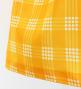 Hula Kids Shantung Pa'u Skirt with Palaka Check Print / Luxury Collection /Yellow / Jp223ye