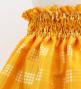 Hula Kids Shantung Pa'u Skirt with Palaka Check Print / Luxury Collection /Yellow / Jp223ye