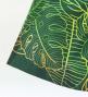 Hula Kids Shantung Pa'u Skirt with Hawaiian Leaf Print / Luxury Collection / Green / Jp225gr