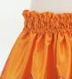 Hula Kids Shantung Pa'u Skirt with Hawaiian Leaf Print / Luxury Collection / Orange / Jp225or