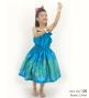 Hula Keiki Set-Up with Hawaiian Leaf Print / Luxury Collection / Blue / Jp226bl