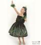Hula Keiki Set-Up with Hawaiian Leaf Print / Luxury Collection / Brown / Jp226br