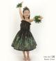 Hula Keiki Set-Up with Hawaiian Leaf Print / Luxury Collection / Brown / Jp226br