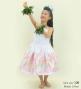 Hula Keiki Set-Up with Hawaiian Leaf Print / Luxury Collection / White / Jp226wh