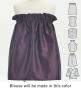 Hula Keiki Set-Up with Hawaiian Leaf Print / Luxury Collection / Dark Purple / Jp226dpu