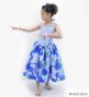 Hula Kids Shantung Dress with Lokelani Print / Luxury Collection / Blue / Jp66bl