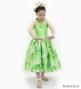 Hula Kids Shantung Dress with Lokelani Print / Luxury Collection / Green / Jp66gr