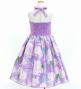 Hula Kids Shantung Dress with Lokelani Print / Luxury Collection / Lavender / Jp66lv