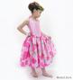 Hula Kids Shantung Dress with Lokelani Print / Luxury Collection /Pink / Jp66pi