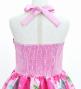 Hula Kids Shantung Dress with Lokelani Print / Luxury Collection /Pink / Jp66pi