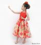 Hula Kids Shantung Dress with Lokelani Print / Luxury Collection / Red / Jp66rd