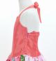 Hula Kids Shantung Dress with Lokelani Print / Luxury Collection / Salmon Pink / Jp66spi