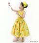 Hula Kids Shantung Dress with Lokelani Print / Luxury Collection / Yellow / Jp66ye