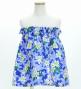 Hula Set up Keiki with Plumeria Print / Luxury Collection / Blue / Jp67bl