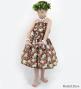 Hula Set up Keiki with Plumeria Print / Luxury Collection / Brown / Jp67br