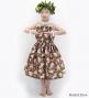 Hula Set up Keiki with Plumeria Print / Luxury Collection / Brown / Jp67br