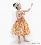 Hula Set up Keiki with Plumeria Print / Luxury Collection / Orange / Jp67or
