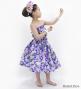 Hula Set up Keiki with Plumeria Print / Luxury Collection / Purple / Jp67pu
