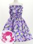Hula Set up Keiki with Plumeria Print / Luxury Collection / Purple / Jp67pu