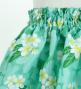 Hula Set up Keiki with Plumeria Print / Luxury Collection / Turquoise Blue / Jp67tbl