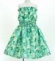 Hula Set up Keiki with Plumeria Print / Luxury Collection / Turquoise Blue / Jp67tbl