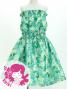 Hula Set up Keiki with Plumeria Print / Luxury Collection / Turquoise Blue / Jp67tbl