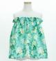 Hula Set up Keiki with Plumeria Print / Luxury Collection / Turquoise Blue / Jp67tbl