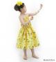 Hula Set up Keiki with Plumeria Print / Luxury Collection / Yellow / Jp67ye