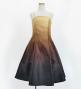 Hula Midi Gradation Dress/ Luxury Collection / Beige & Brown / Jp69bebr
